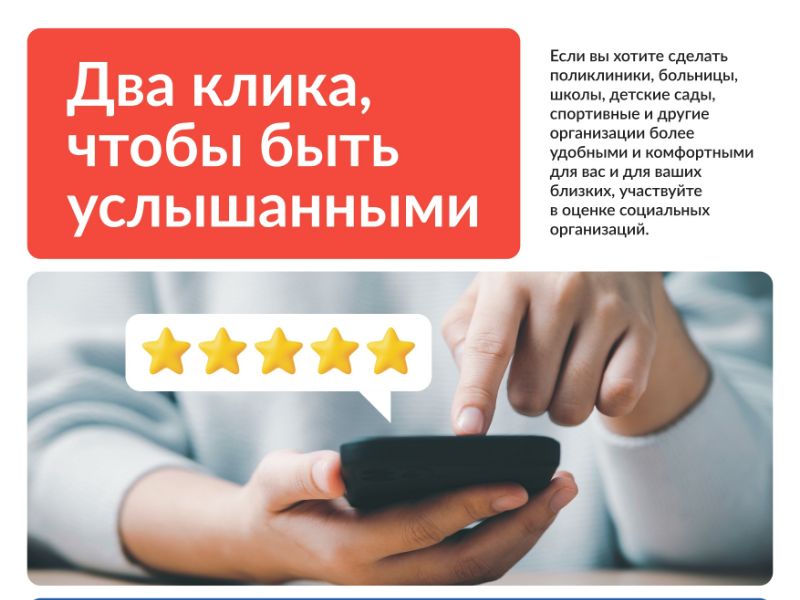 Россияне оценят учреждения социальной сферы через «Госуслуги»